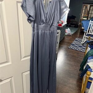 Baltic Born Slate Blue Maxi Dress